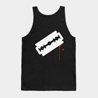 razor blade blooddrop Tank Top